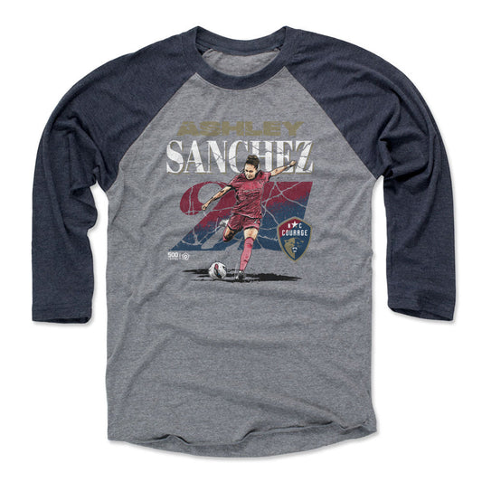 Ashley Sanchez North Carolina Courage Cracked Number WHT