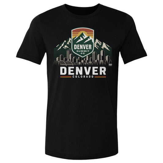 Denver Summit FC Skyline Logo WHT