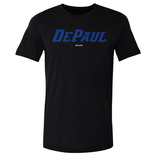 DePaul Blue Demons Wordmark Royal WHT