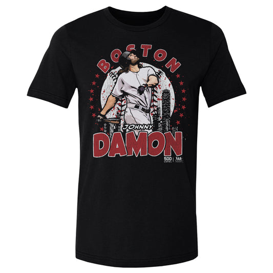 Johnny Damon Boston Gritty WHT