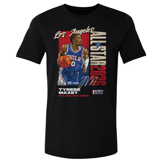 Tyrese Maxey Philadelphia 76ers 2026 NBA All-Star Vertical WHT