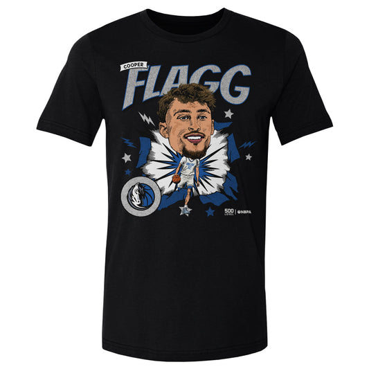 Cooper Flagg Dallas Mavericks Caricature WHT