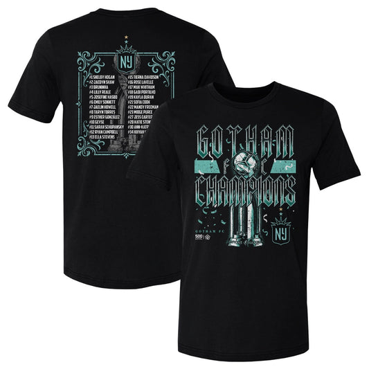 Gotham FC 2025 NWSL Champions Roster F&B WHT
