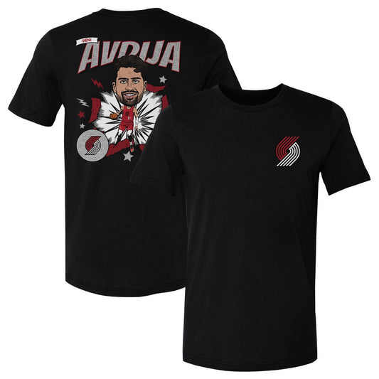 Deni Avdija Portland Trail Blazers Caricature F&B WHT