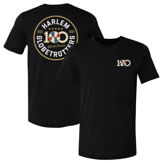 Harlem Globetrotters 100 Years Circle F&B WHT