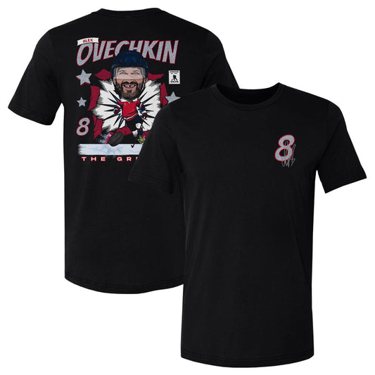 Alex Ovechkin Washington Caricature F&B WHT