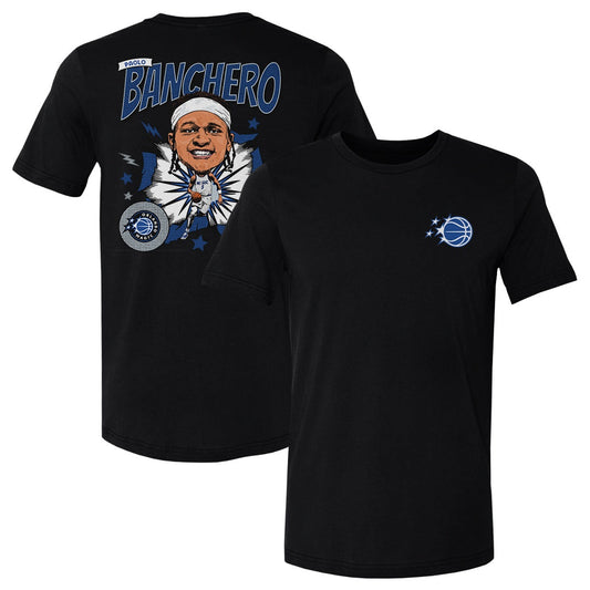 Paolo Banchero Orlando Magic Caricature F&B WHT