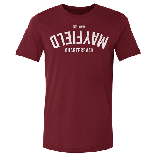 Baker Mayfield Tampa Bay Invert Men's Cotton T-Shirt -  WHT