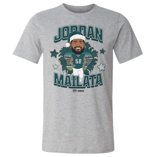 Jordan Mailata Philadelphia Santa Hat WHT