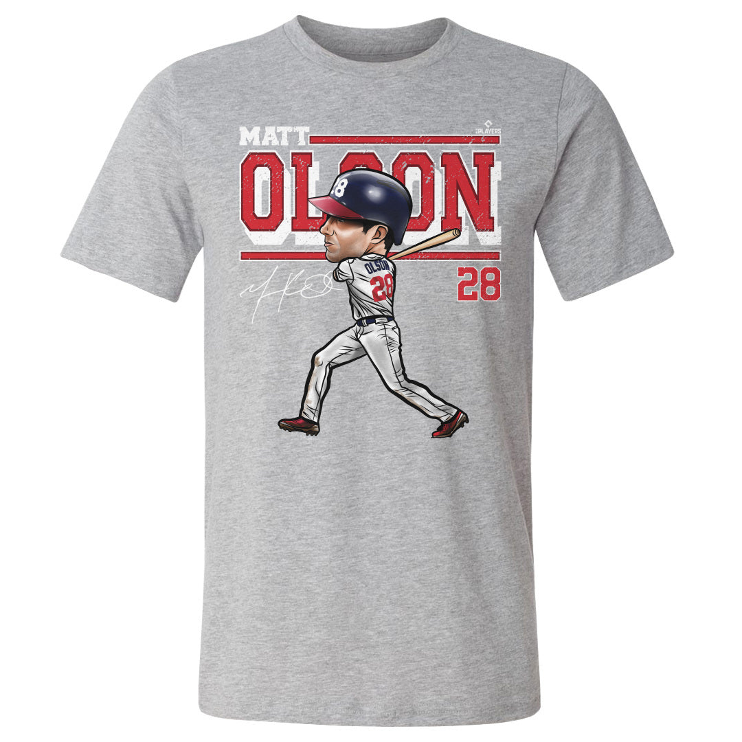 Matt Olson Atlanta Cartoon WHT