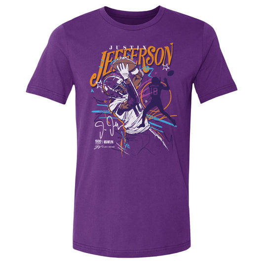 Justin Jefferson Minnesota Scribble WHT