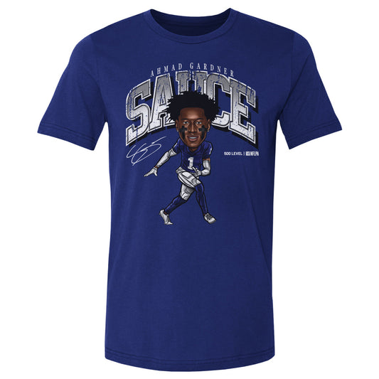 Sauce Gardner Indianapolis Cartoon WHT