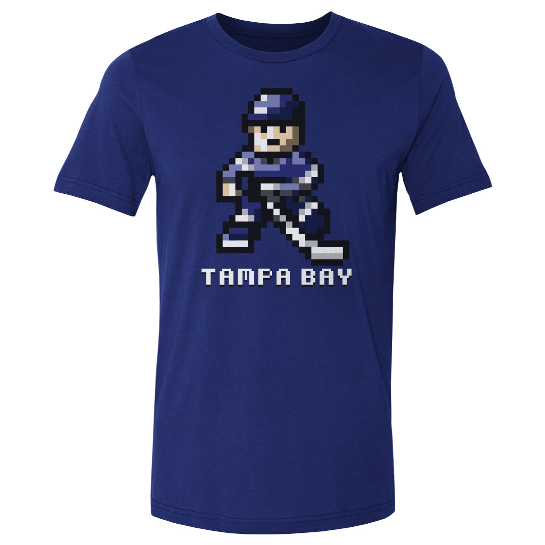 Tampa Bay Hockey 8-bit Men's T-Shirt - Blue WHT