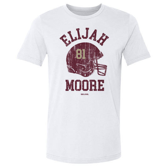 Elijah Moore College Helmet Font