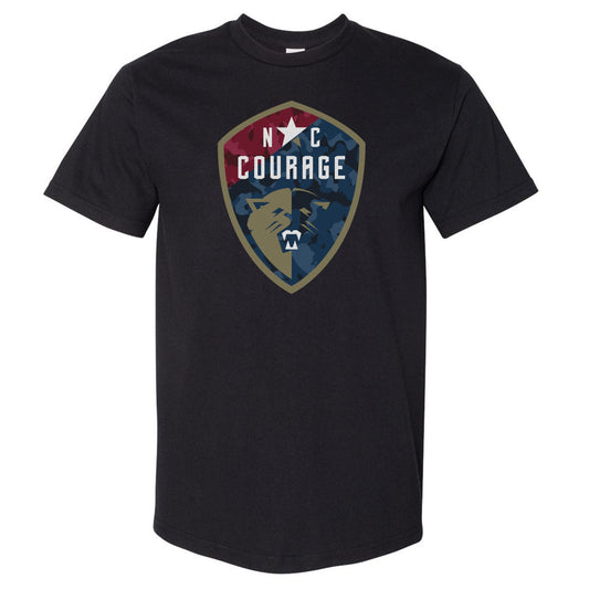 North Carolina Courage Camp Logo WHT
