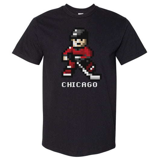 Chicago Hockey 8-bit WHT