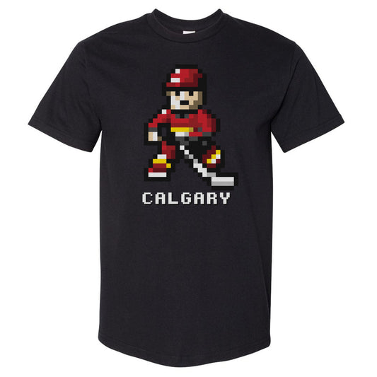 Calgary Hockey 8-bit WHT