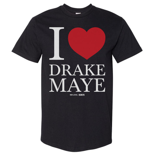 Drake Maye New England I Heart WHT