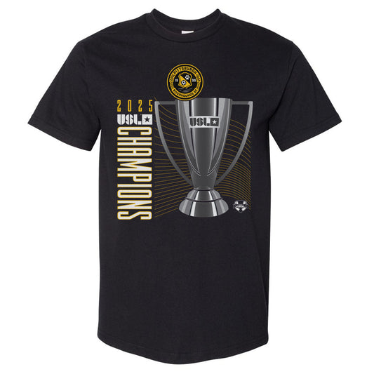 Pittsburgh Riverhounds SC 2025 USL Championship Final Champions Trophy WHT