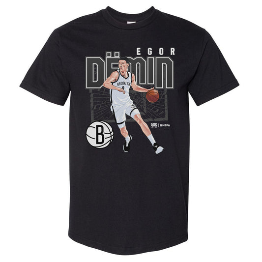 Egor Demin Brooklyn Nets Shattered WHT