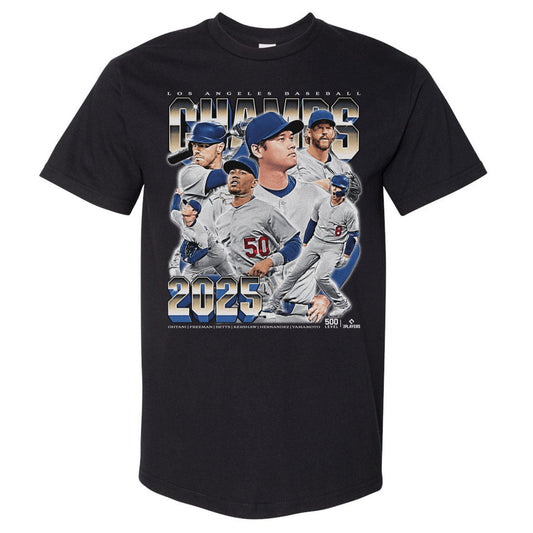 Los Angeles D Baseball 2025 Champs Vintage WHT