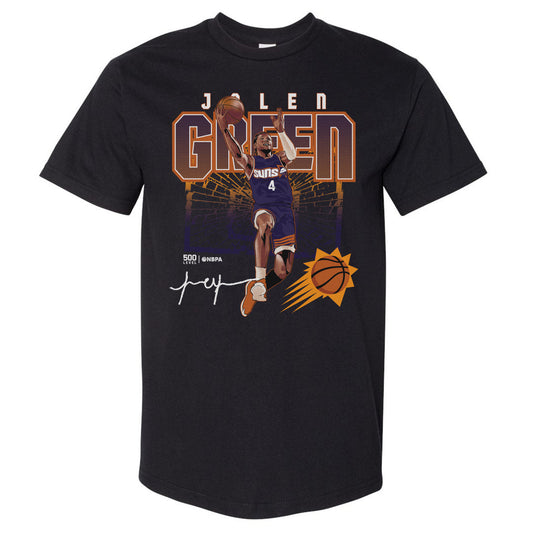 Jalen Green Phoenix Suns Shattered WHT