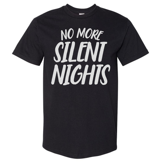 Christmas No More Silent Nights WHT