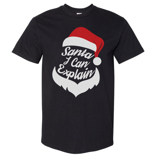 Christmas Santa I Can Explain WHT