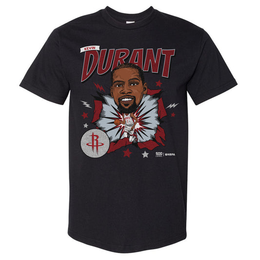 Kevin Durant Houston Rockets Caricature WHT