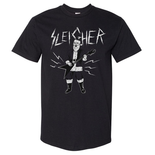 Christmas Sleigher Santa WHT