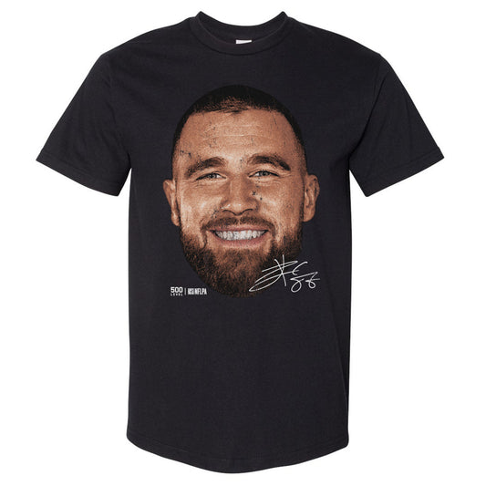 Travis Kelce Kansas City Vintage Head WHT