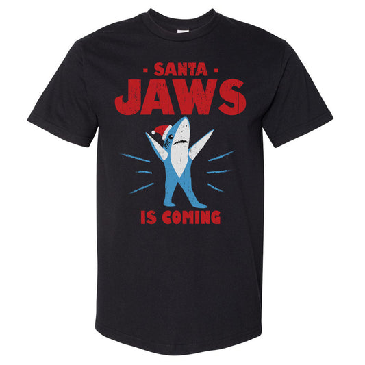 Christmas Santa Jaws WHT