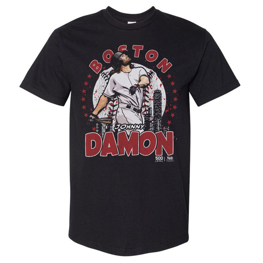 Johnny Damon Boston Gritty WHT