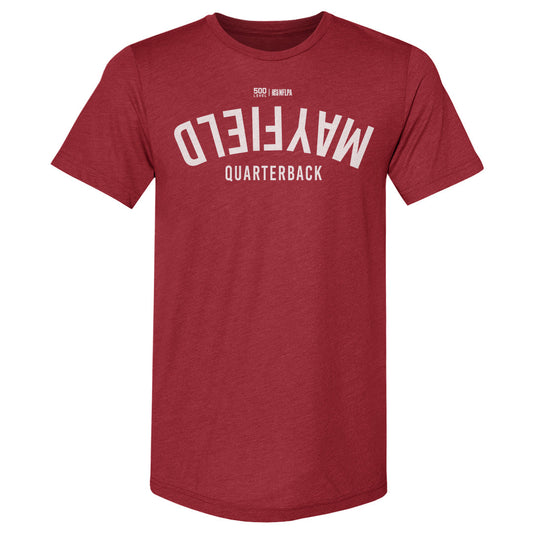 Baker Mayfield Tampa Bay Invert Tri-Blend  Men's T-Shirt WHT