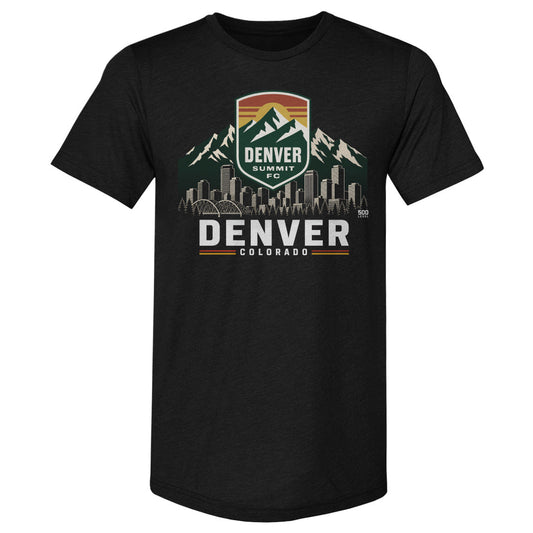 Denver Summit FC Skyline Logo WHT