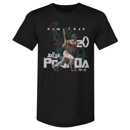 Jorge Posada New York Y 3D Graphic WHT