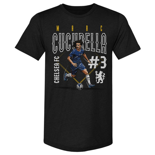 Marc Cucurella Chelsea FC Outline Number WHT