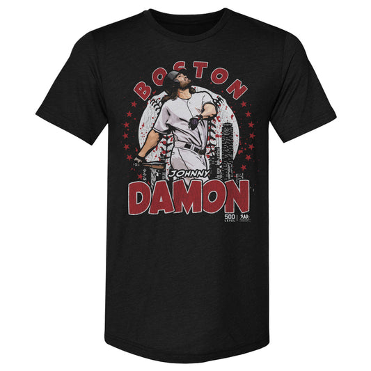 Johnny Damon Boston Gritty WHT