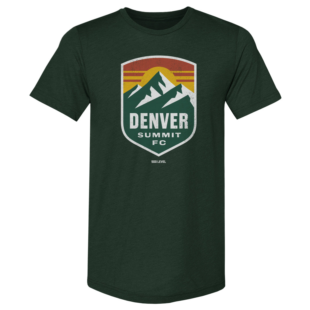Denver Summit FC Vintage Primary Logo WHT