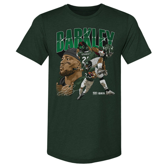 Saquon Barkley Philadelphia Collage WHT