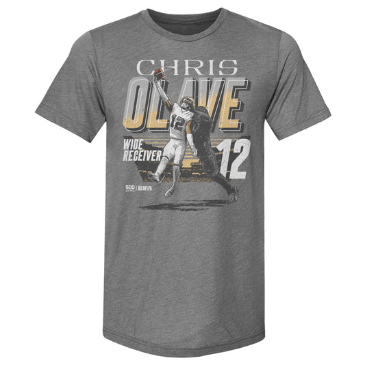Chris Olave New Orleans One-Handed Catch WHT