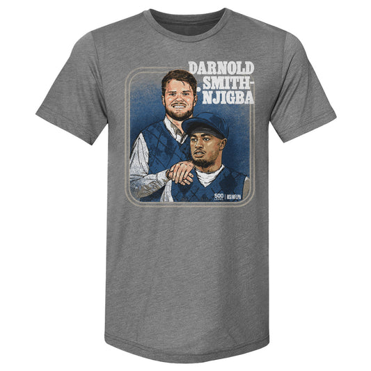 Sam Darnold & Jaxon Smith-Njigba Seattle Step Brothers WHT