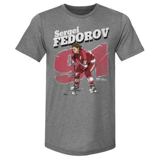 Sergei Fedorov Detroit Retro WHT