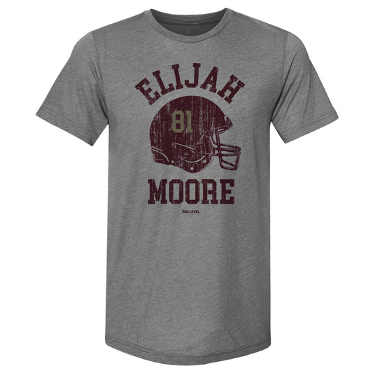 Elijah Moore College Helmet Font