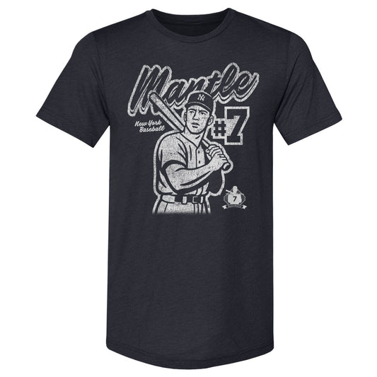 Mickey Mantle New York Y Retro WHT