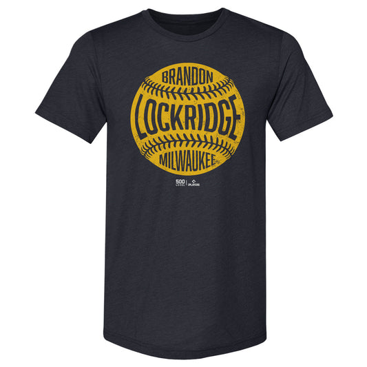 Brandon Lockridge Milwaukee Vintage Baseball WHT