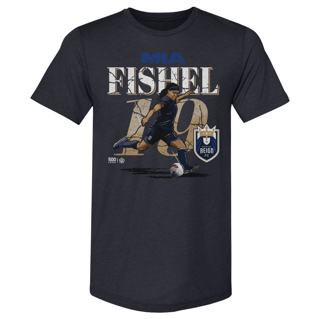Mia Fishel Seattle Reign Cracked Number WHT