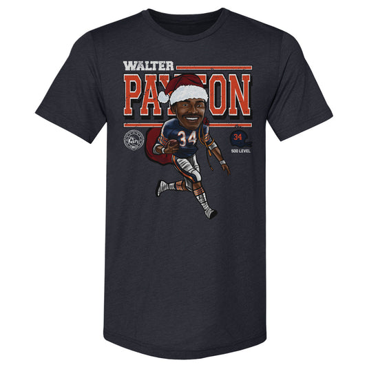 Walter Payton Chicago Cartoon Santa Hat WHT