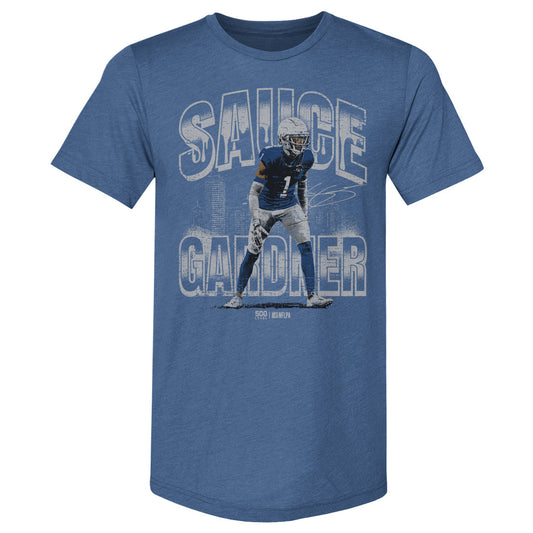 Sauce Gardner Indianapolis Skyline WHT