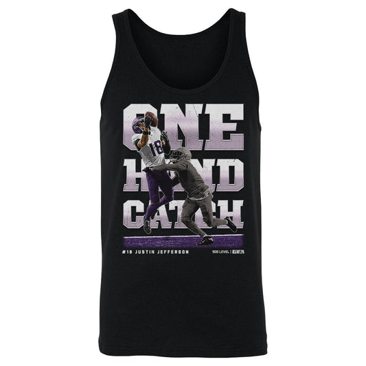Justin Jefferson Minnesota One Hand Catch WHT